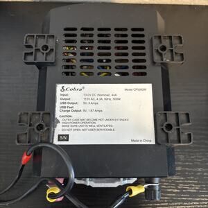Cobra CPI500WFR 500W Power Inverter - Untested